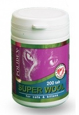 Кормовая добавка для котов POLIDEX® Super Wool (Полидэкс Супер Вул)