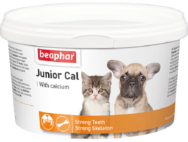 Кормовая добавка Beaphar Junior Cal для котят и щенков арт. 10321