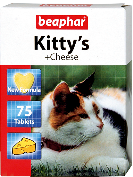 Кормовая добавка Beaphar Kitty's + Cheese для кошек арт. 12511